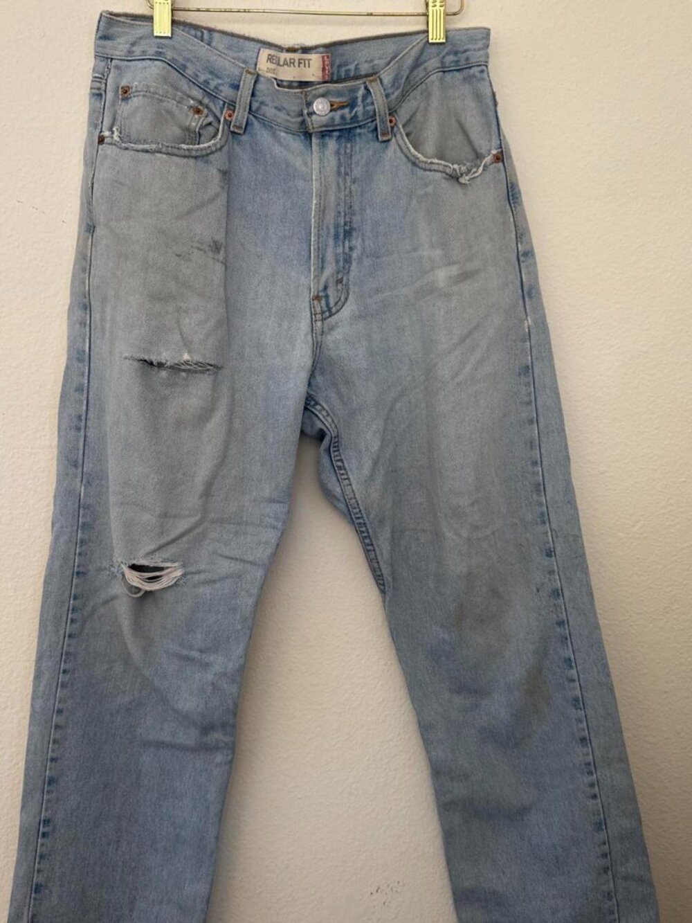 Vintage Levi's 505 Regular Fit Blue Denim Jeans